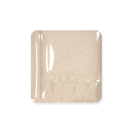 WC-130 Fractal Cream Crackle Glaze 473mL 1200°C (Transparan Çatlak)