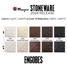 EG-001 White Mayco Stoneware Engobe (Beyaz Astar) 1220-1280°C 473mL