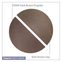 EG-004 Dark Brown Mayco Stoneware Engobe (Koyu Kahve Astar) 1220-1280°C 473mL