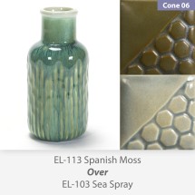 EL-103 Sea Spray Mayco Element Artistik Sır 1000 – 1220°C