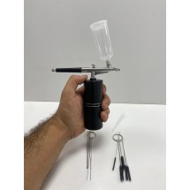 Airbrush Mini Şarjlı Kompresörlü Set 17cm