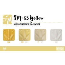 SM-63 Yellow Satin Matte (Sarı Yarı Mat) Amaco Yüksek Isı Sır 473mL