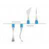 Xiem Tools Modelaj Kalemi Çapraz Tarak ve Büyük Oval Uçlu xst09-10141