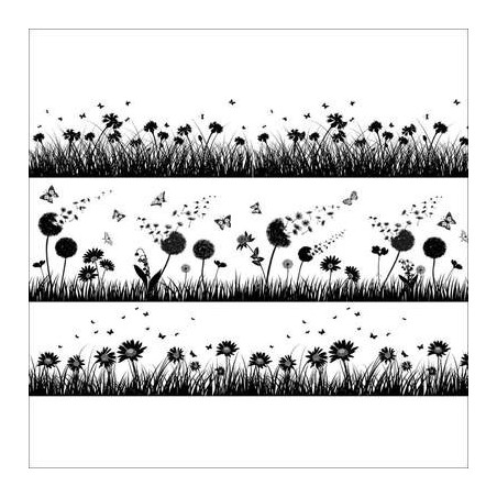 Sır Altı Dekal Meadow Field (Çayırlar) D-109 (23x16cm)