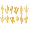 Sır Üstü Dekal Gold Cactus (Kaktüs) D-236 (10x15cm)