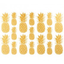 Sır Üstü Dekal Altın Pineapple (Ananas) D-238 (10x15cm)